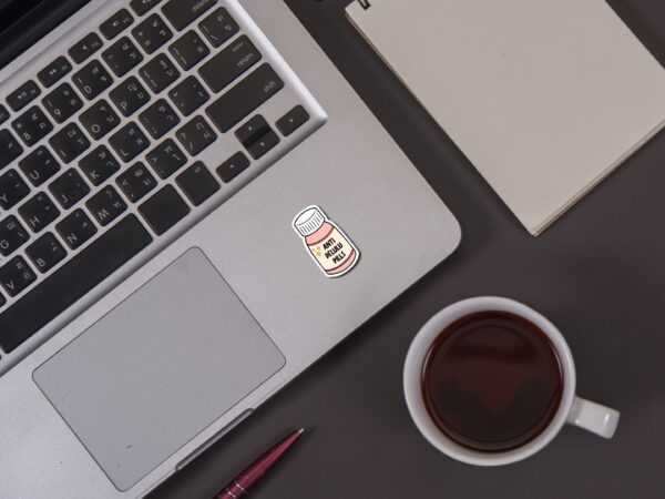 Anti Delulu Pills Sticker