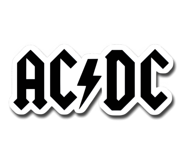 AC/DC Sticker