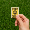 Caution Radioactive Sticker