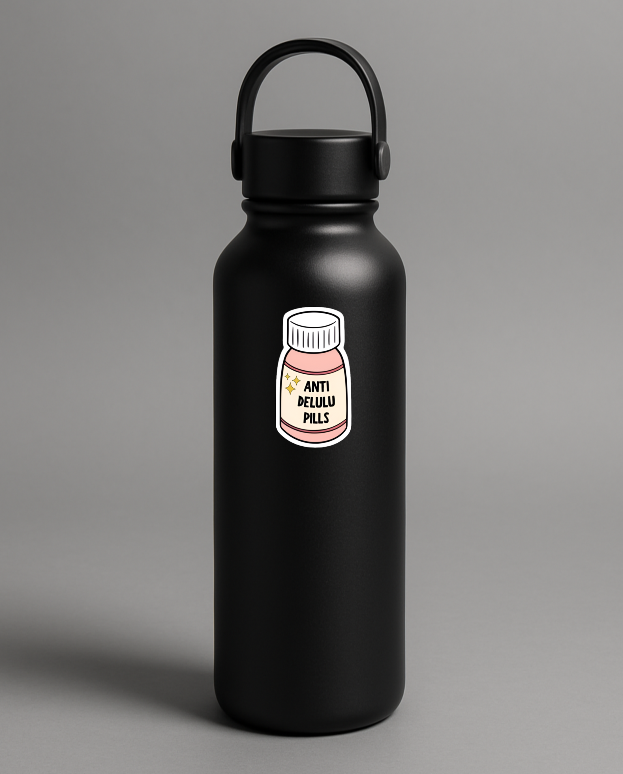 Anti Delulu Pills Sticker